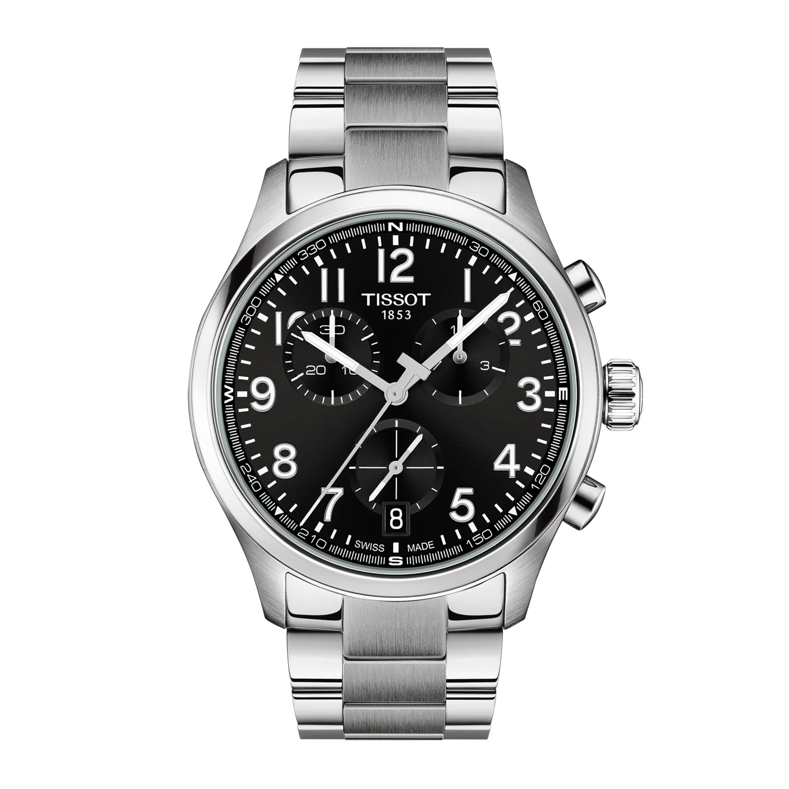 Tissot Chrono L 42mm Mens Watch Stainless Steel Black Tissot Chrono L 42mm Mens Watch Stainless Steel Black