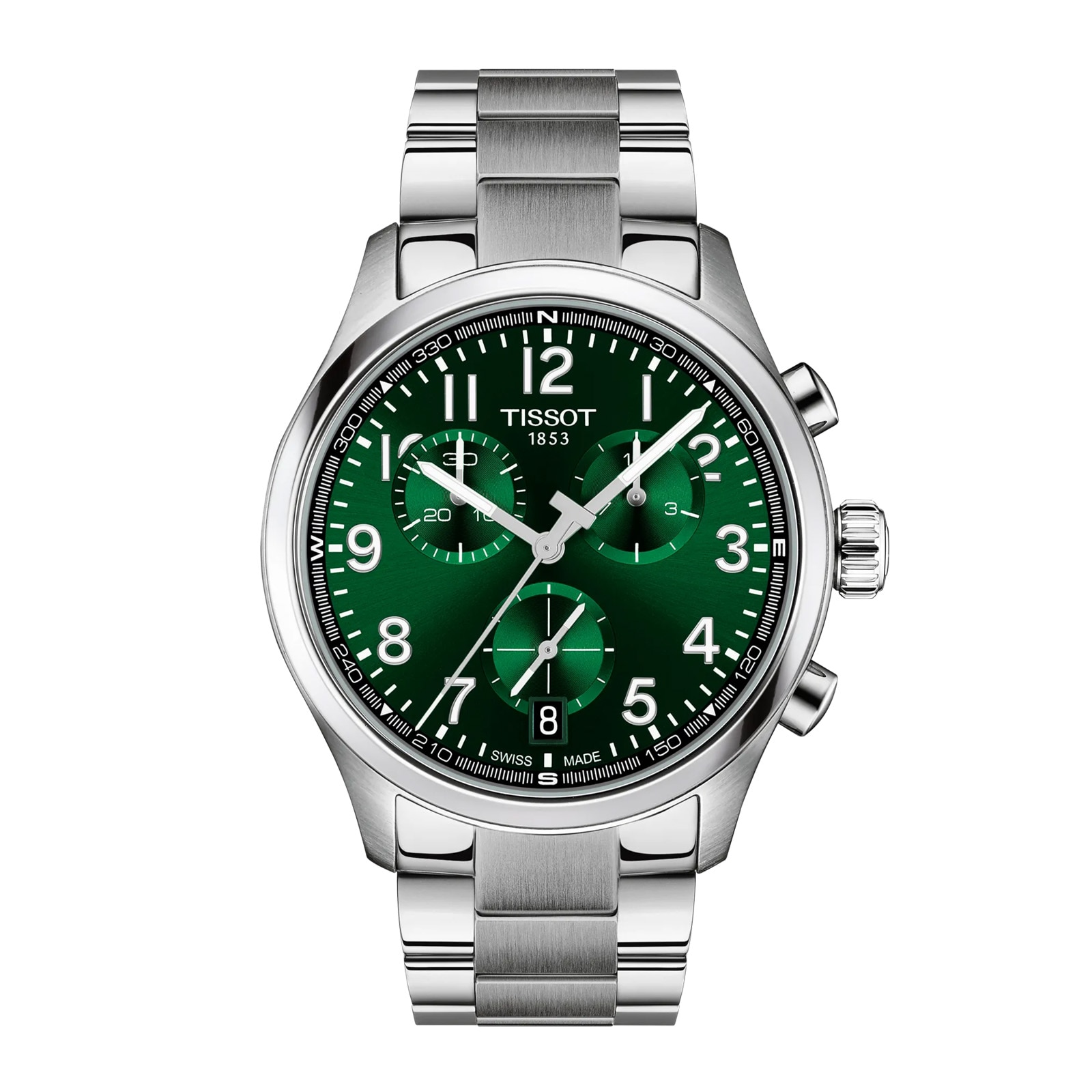 Tissot Chrono L 42mm Mens Watch Stainless Steel Green Tissot Chrono L 42mm Mens Watch Stainless Steel Green