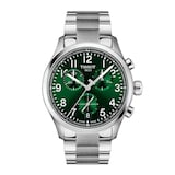 Tissot Chrono L 42mm Mens Watch Stainless Steel Green