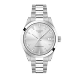 Tissot Gentleman Automatic 38mm Mens Watch Silver