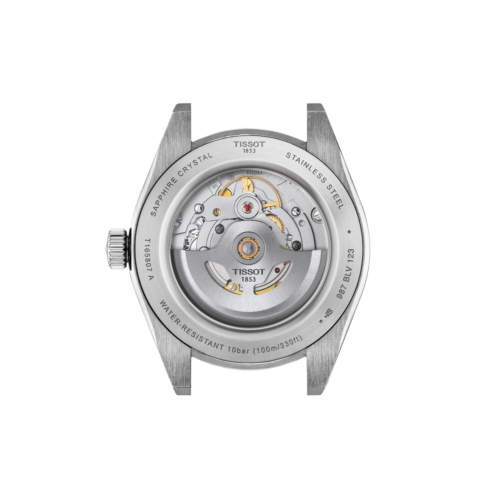 Tissot Gentleman Automatic 38mm Mens Watch Silver