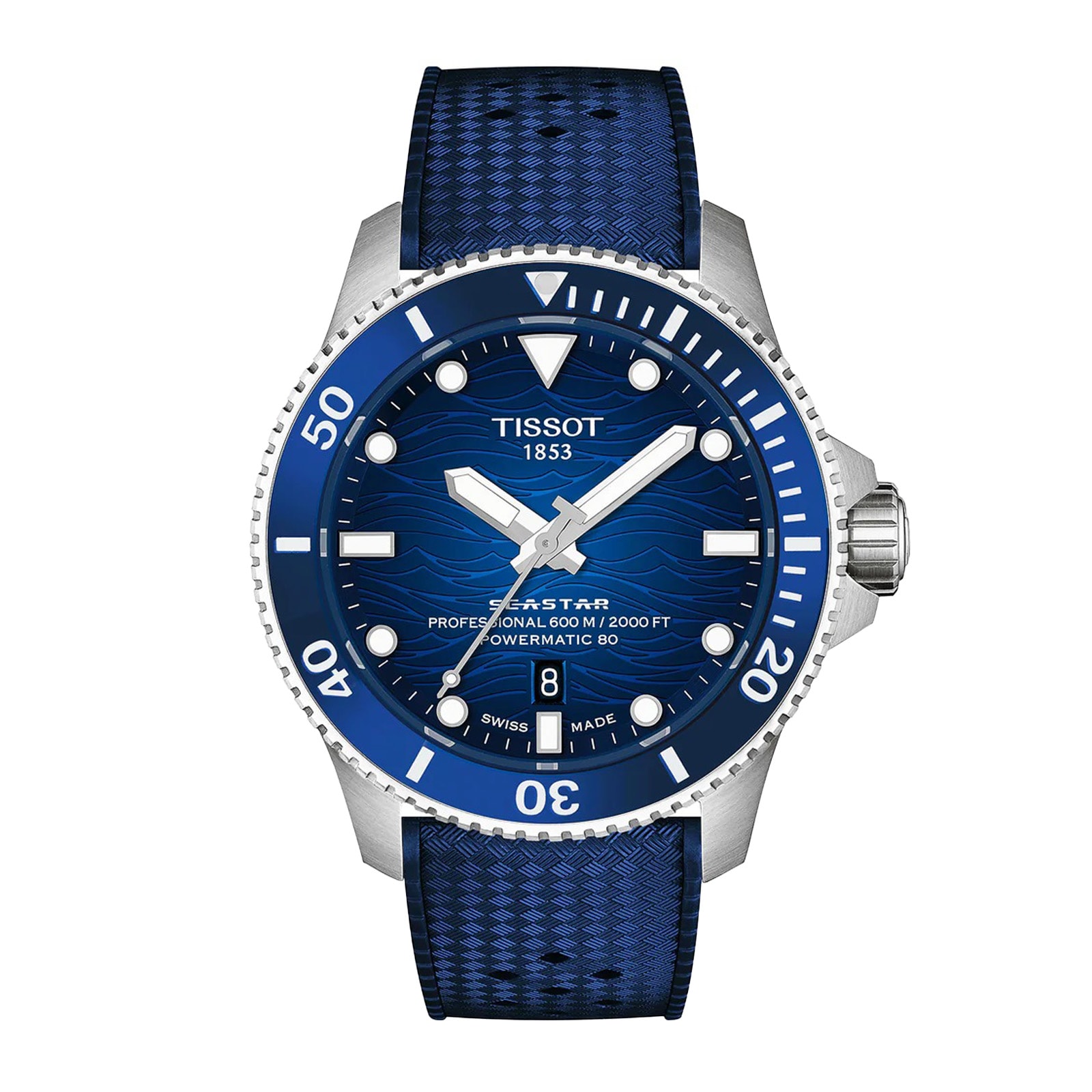 Tissot Seastar 2000 44mm Mens Watch Blue