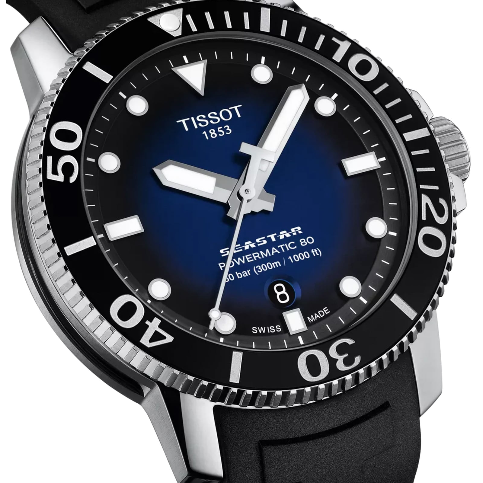 Tissot Seastar 2000 44mm Mens Watch Blue Tissot Seastar 2000 44mm Mens Watch Blue