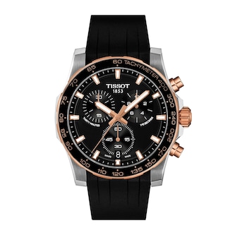 Tissot Supersport Chrono 42mm Mens Watch Black Rubber