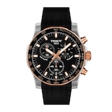 Tissot Supersport Chrono 42mm Mens Watch Black Rubber