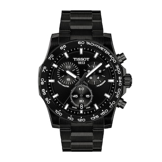 Tissot Supersport Chrono 42mm Mens Watch Black PVD