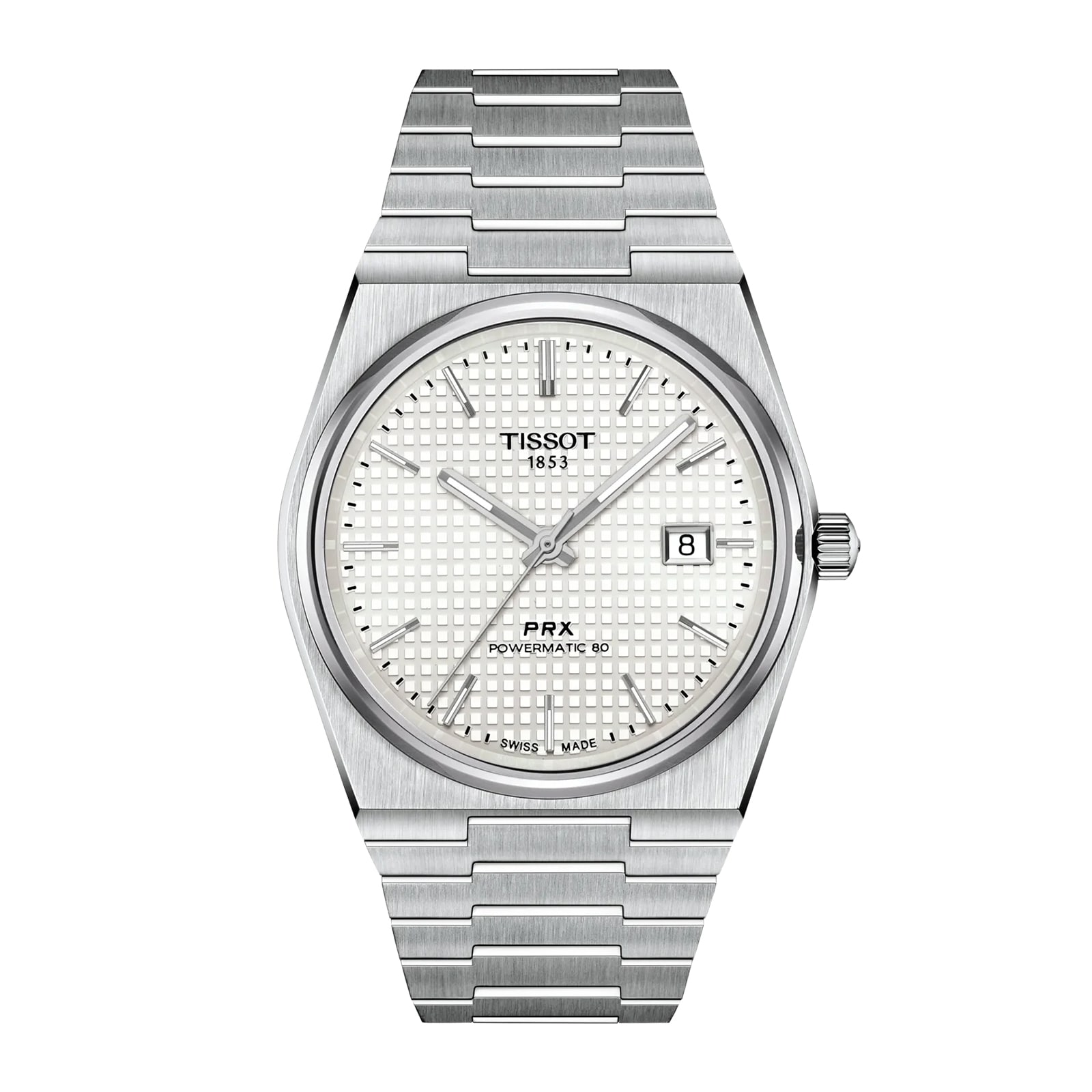 Tissot PRX Automatic 40mm Mens Watch White Mother Of Pearl Tissot PRX Automatic 40mm Mens Watch White Mother Of Pearl