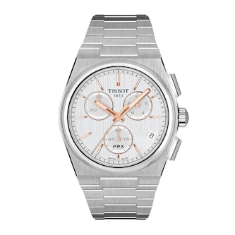 Tissot PRX Chrono Quartz 41mm Mens Watch Silver Tissot PRX Chrono Quartz 41mm Mens Watch Silver