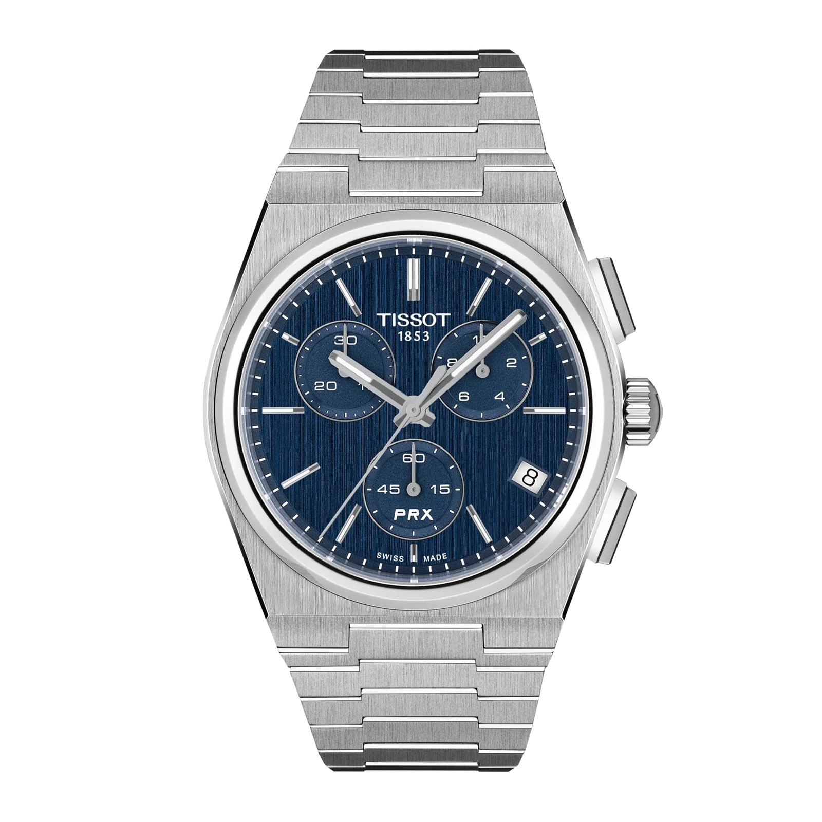 Tissot PRX Chrono Quartz 41mm Mens Watch Blue Tissot PRX Chrono Quartz 41mm Mens Watch Blue