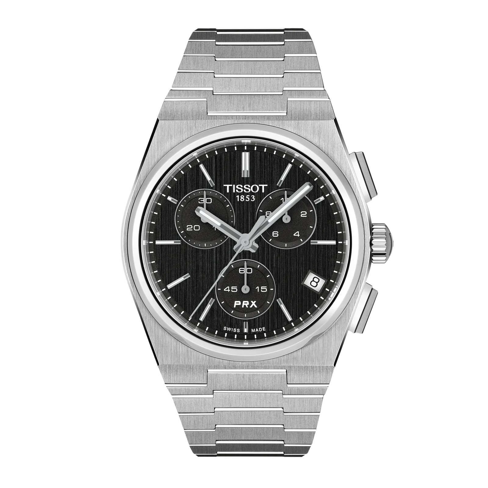Tissot PRX Chrono Quartz 41mm Mens Watch Black Tissot PRX Chrono Quartz 41mm Mens Watch Black
