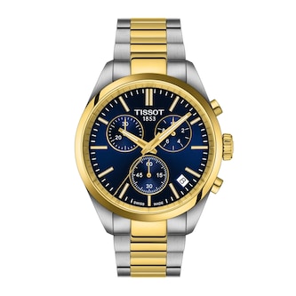 Tissot PR100 Chrono Quartz 40mm Mens Watch Blue