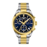 Tissot PR100 Chrono Quartz 40mm Mens Watch Blue