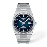 Tissot PRX Automatic 40mm Mens Watch Blue Waffle Dial US Exclusive