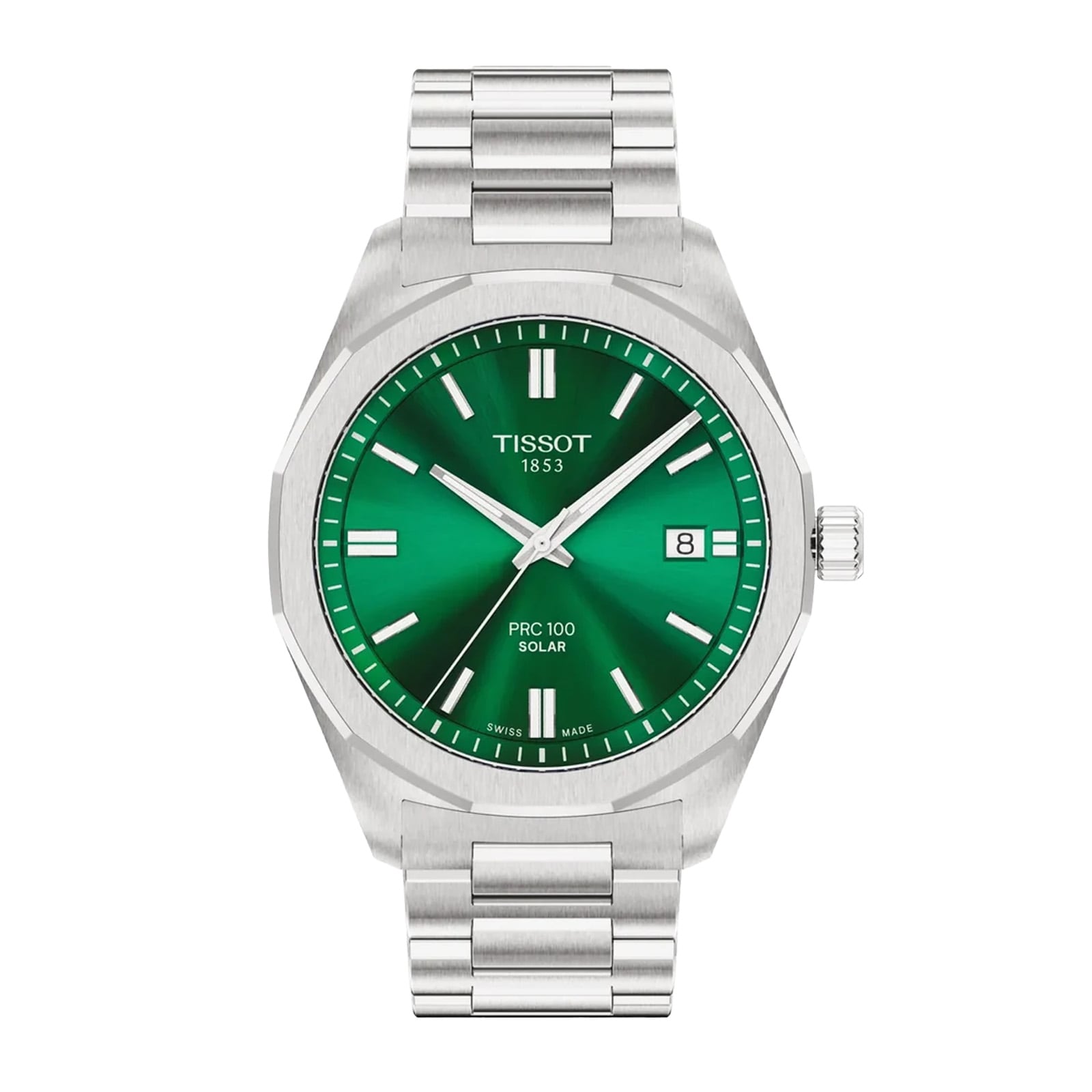 Tissot PRC 100 Solar 39mm Green Dial Mens Watch Tissot PRC 100 Solar 39mm Green Dial Mens Watch
