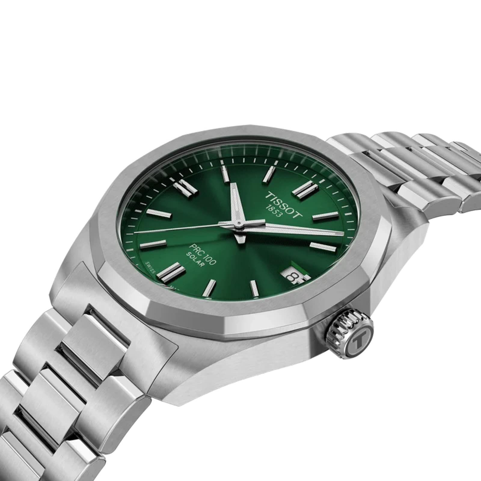 Tissot PRC 100 Solar 34mm Green Dial Ladies Watch Tissot PRC 100 Solar 34mm Green Dial Ladies Watch