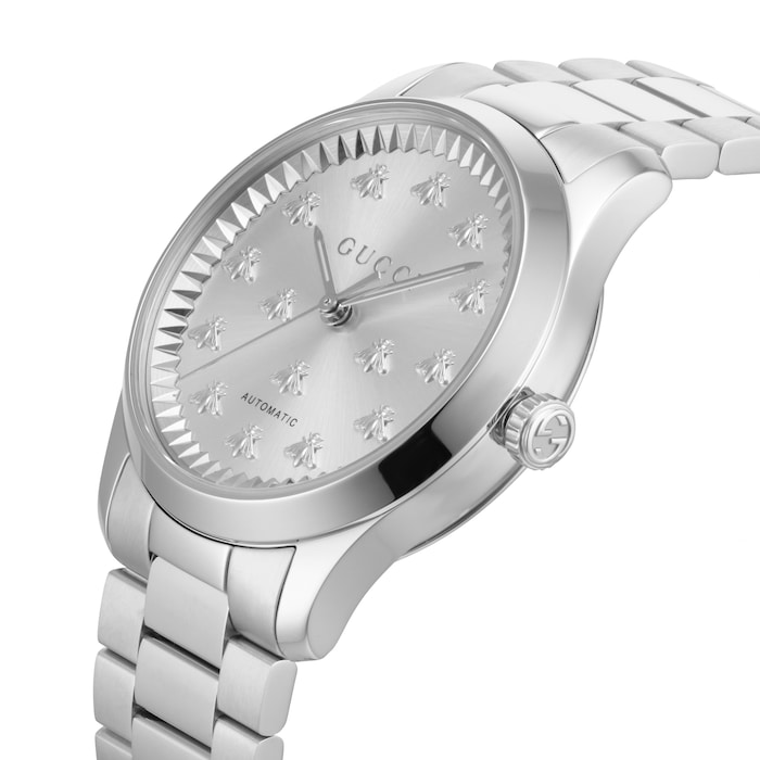 Gucci G-Timeless Silver 38mm Unisex Watch