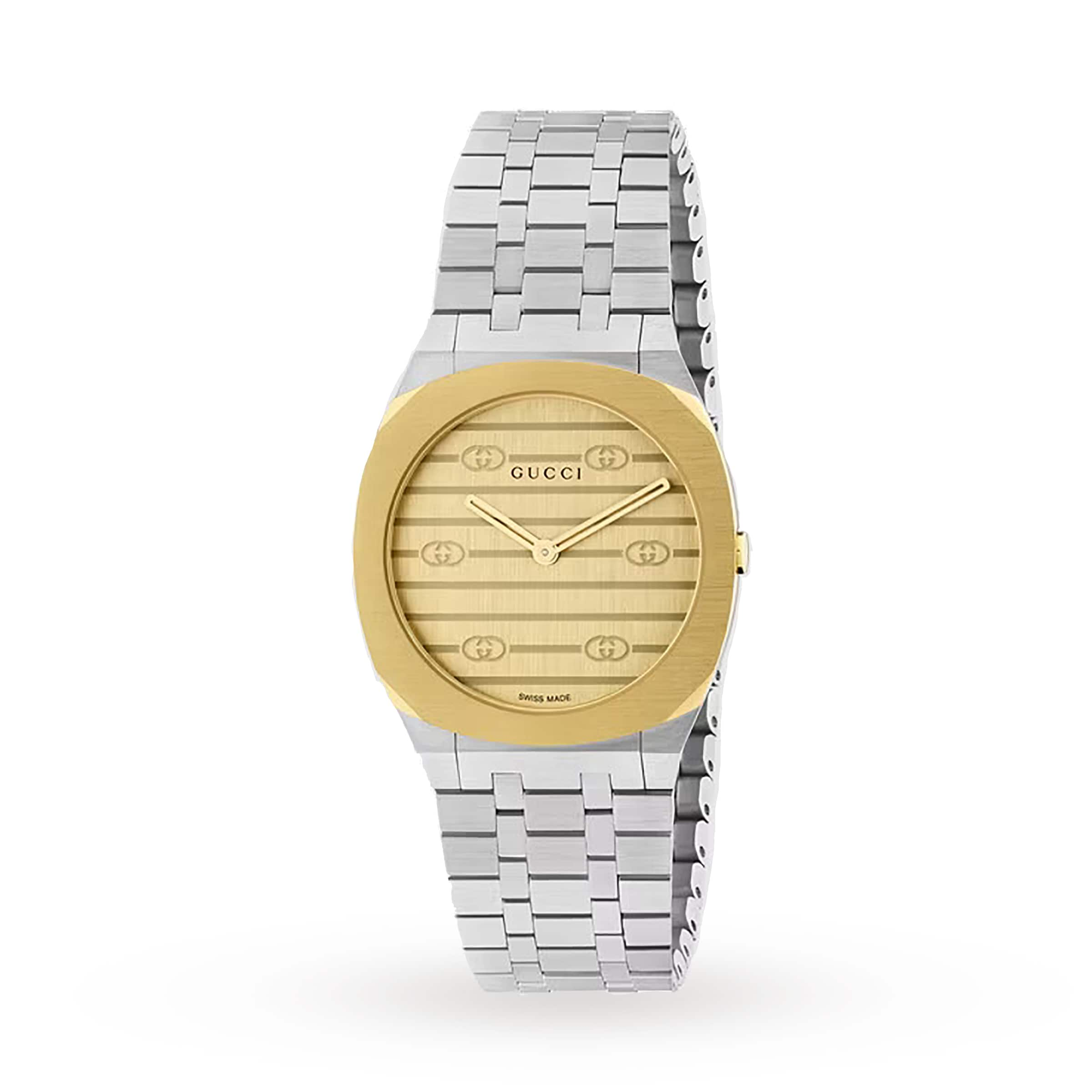 Gold gucci watch online mens