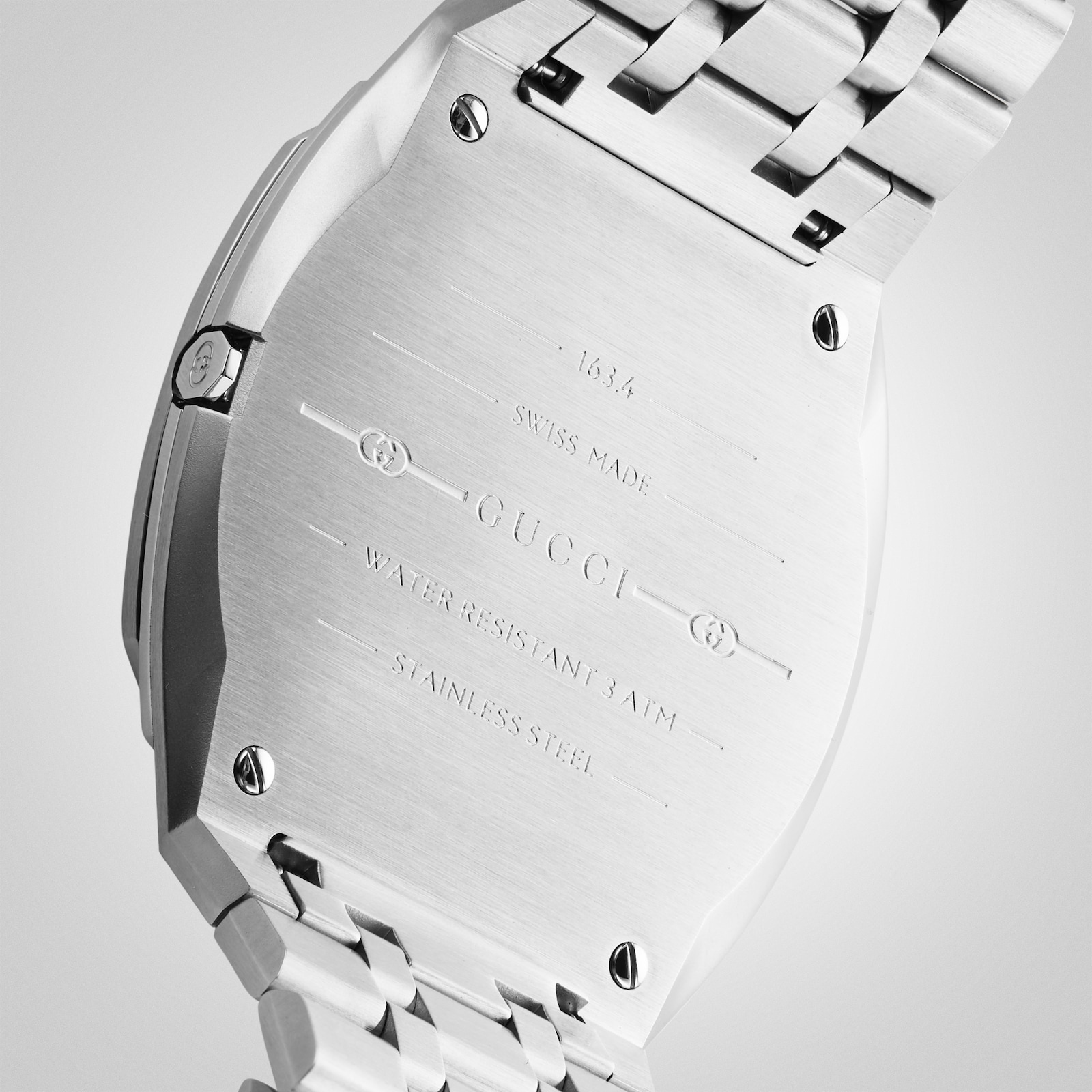 Gucci 25H Watch, 38mm in Steel YA163410 | Watches Of Switzerland UK