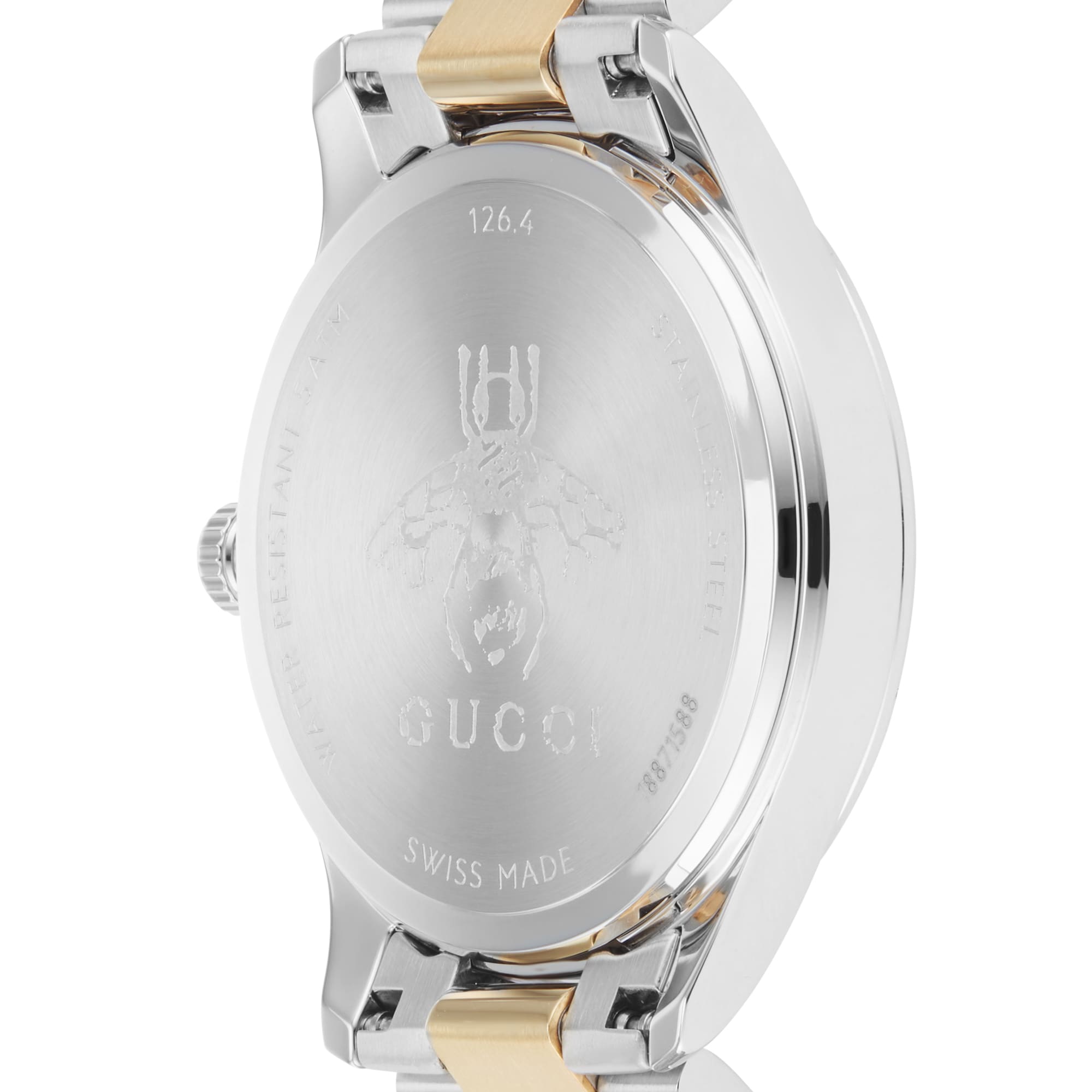 Gucci timeless store two tone watch