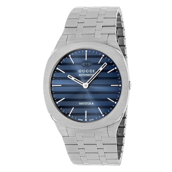 Gucci 25H 40mm Mens Watch Blue