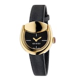 Gucci Horsebit Watch 27x25mm Black Leather