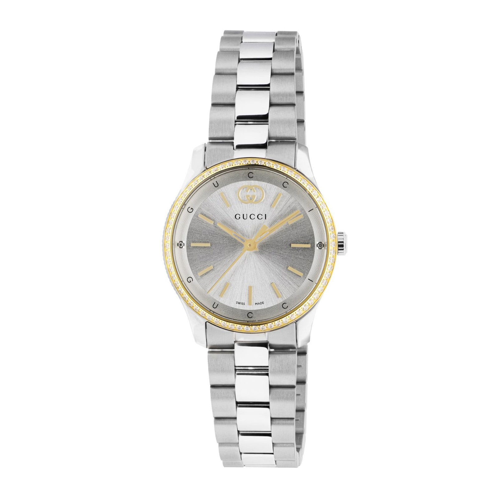 Gucci G-Timeless 29mm Diamond Bezel Ladies Watch
