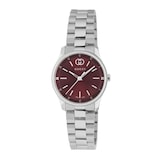 Gucci G-Timeless 29mm Burgundy Dial Ladies Watch