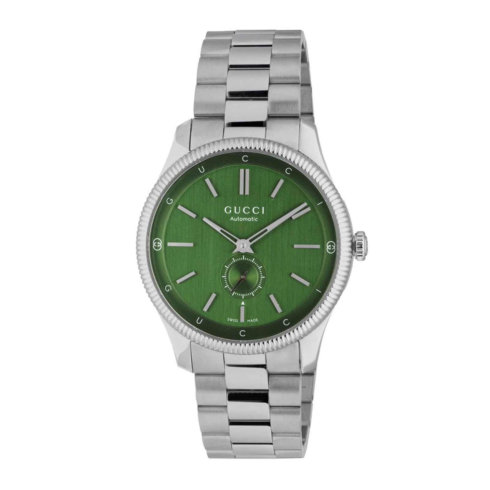 Gucci G-Timeless 40mm Automatic Mens Watch, Green Dial