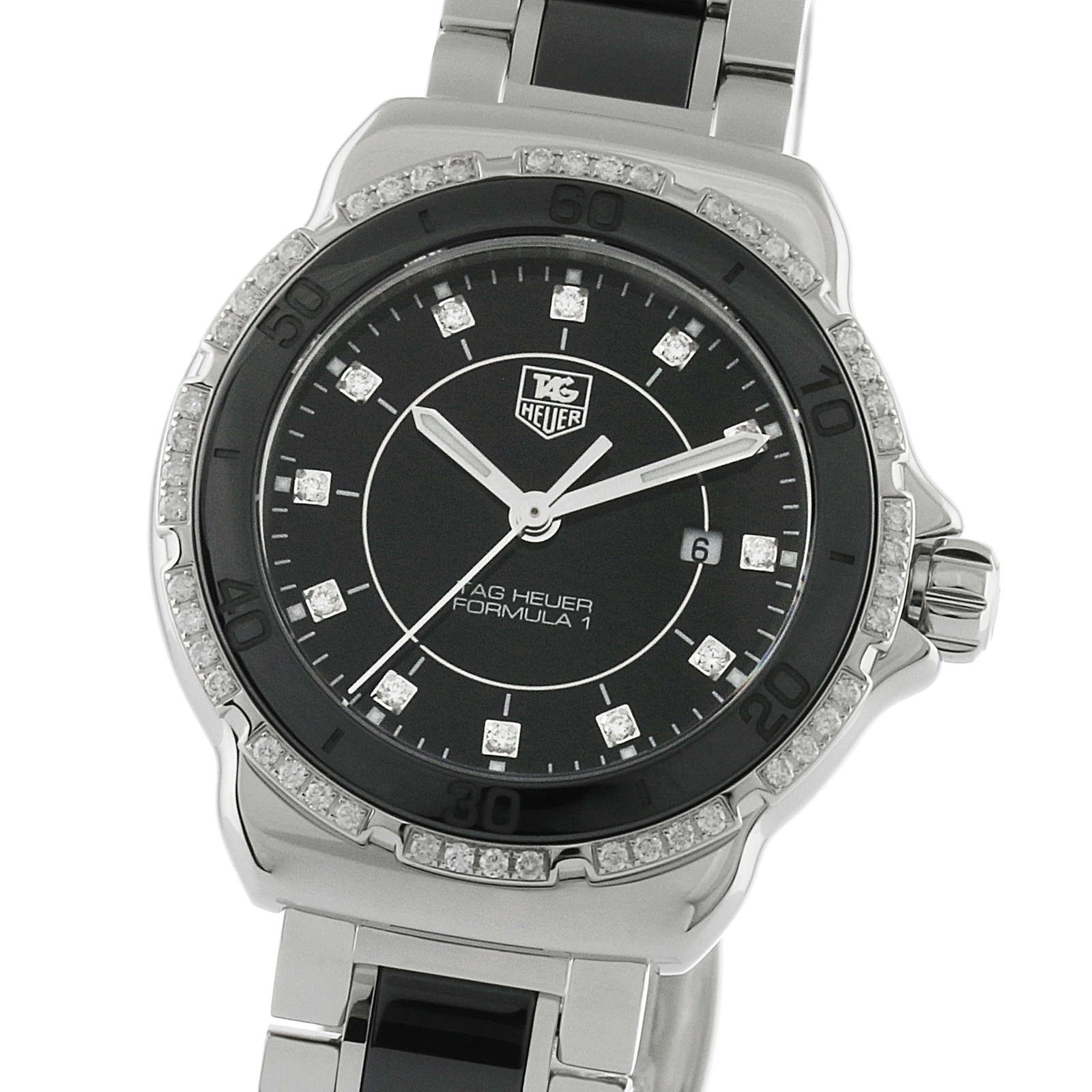 TAG Heuer Formula 1 Quartz 32mm Ceramic Ladies Watch WAH1312