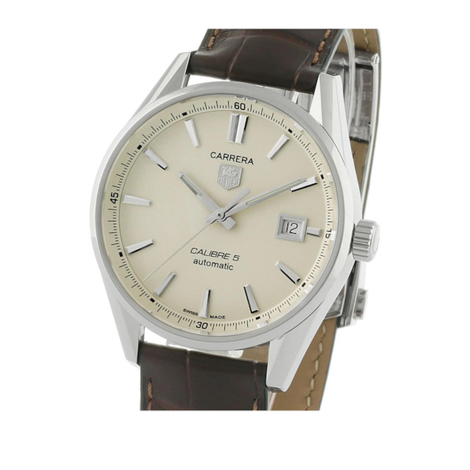 TAG Heuer Carrera Calibre 5 39mm Automatic Mens Watch WAR211B.FC6181 ...