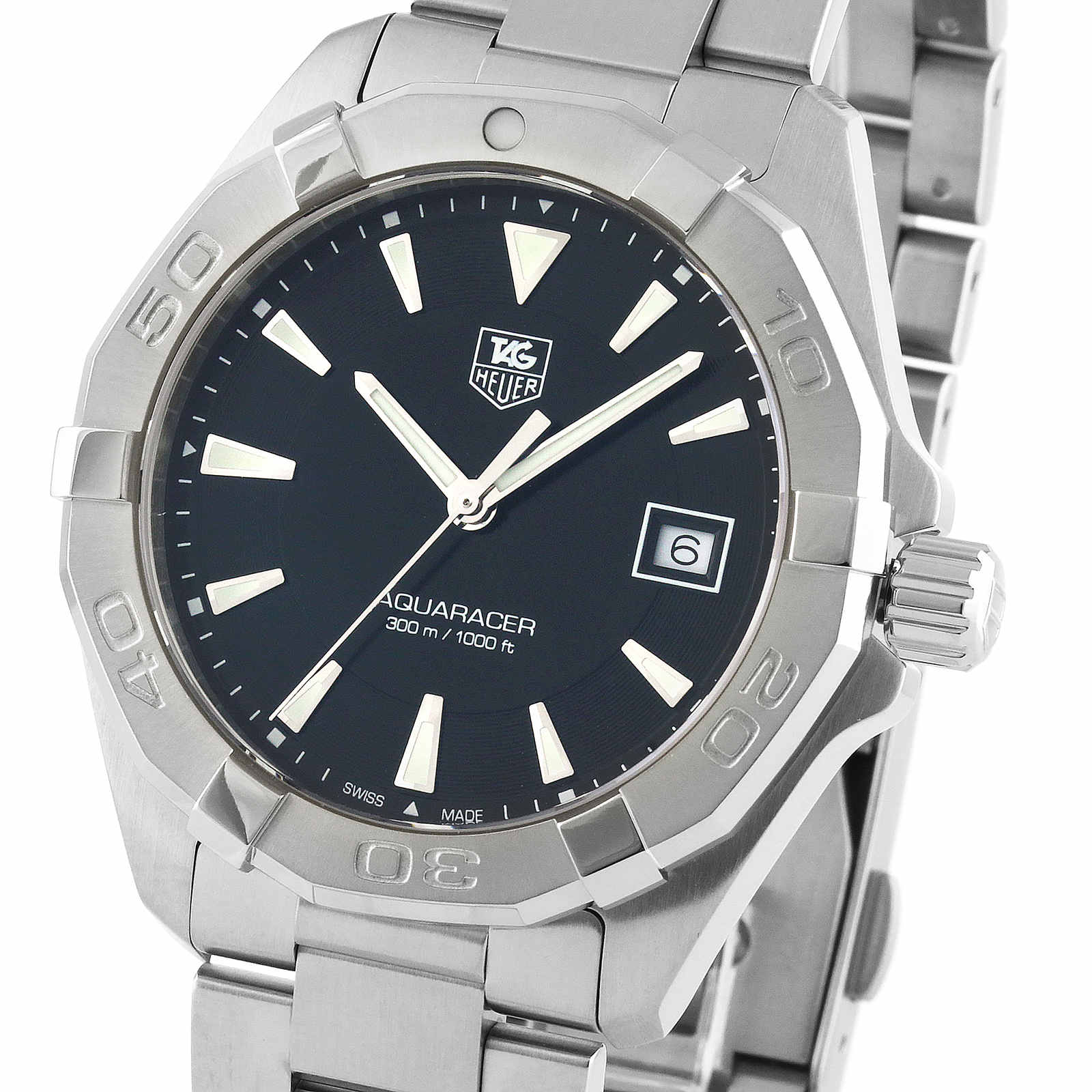 TAG Heuer Aquaracer 40.5mm Quartz Mens Watch WAY1110.BA0928