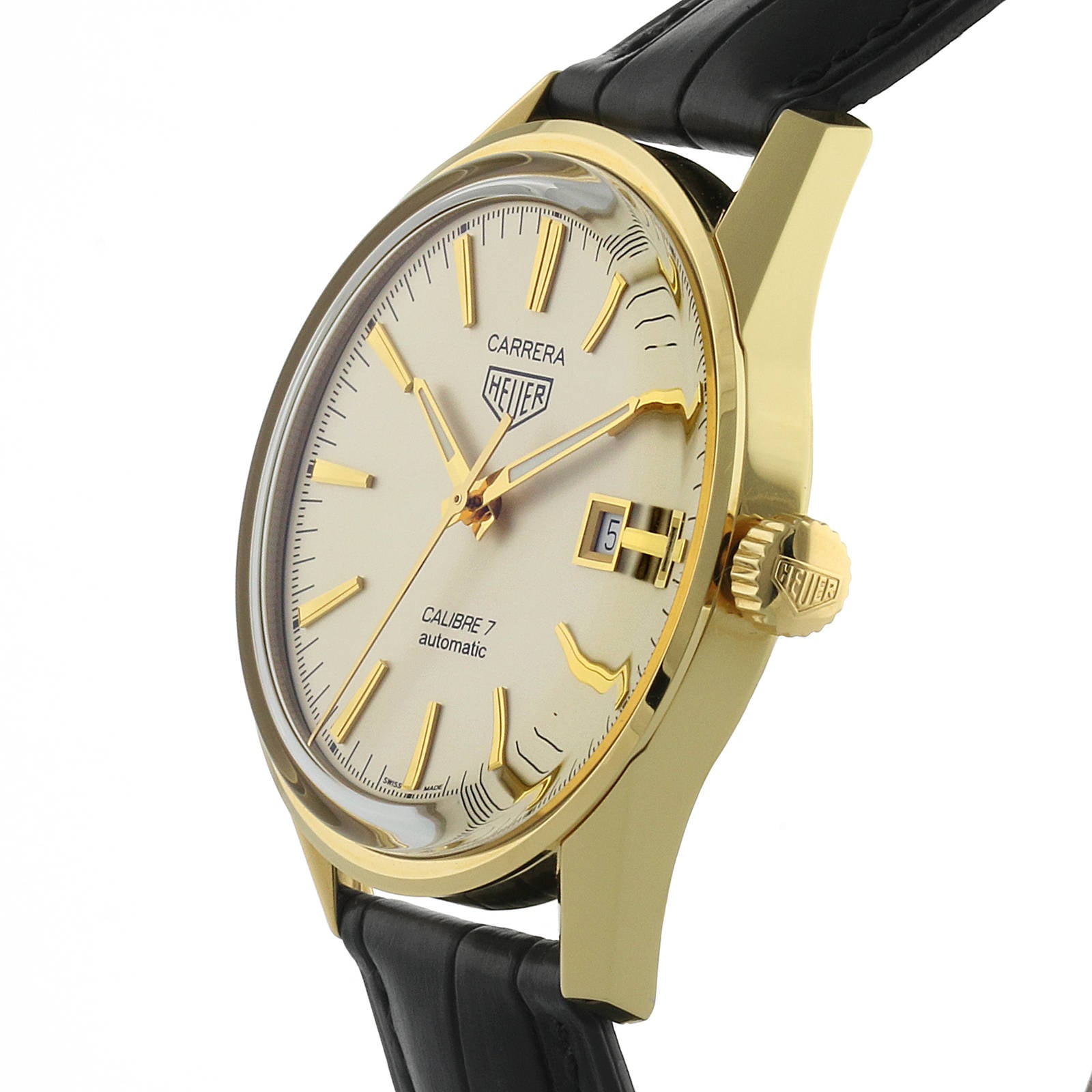 Tag heuer carrera on sale calibre 7 gold