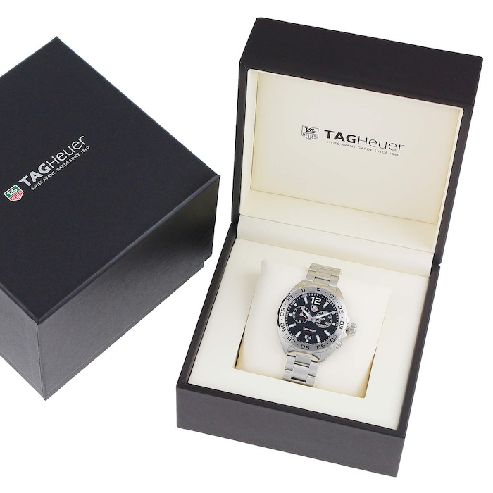 TAG Heuer Formula 1 200M Alarm 41m Black Quartz Watch WAZ111A