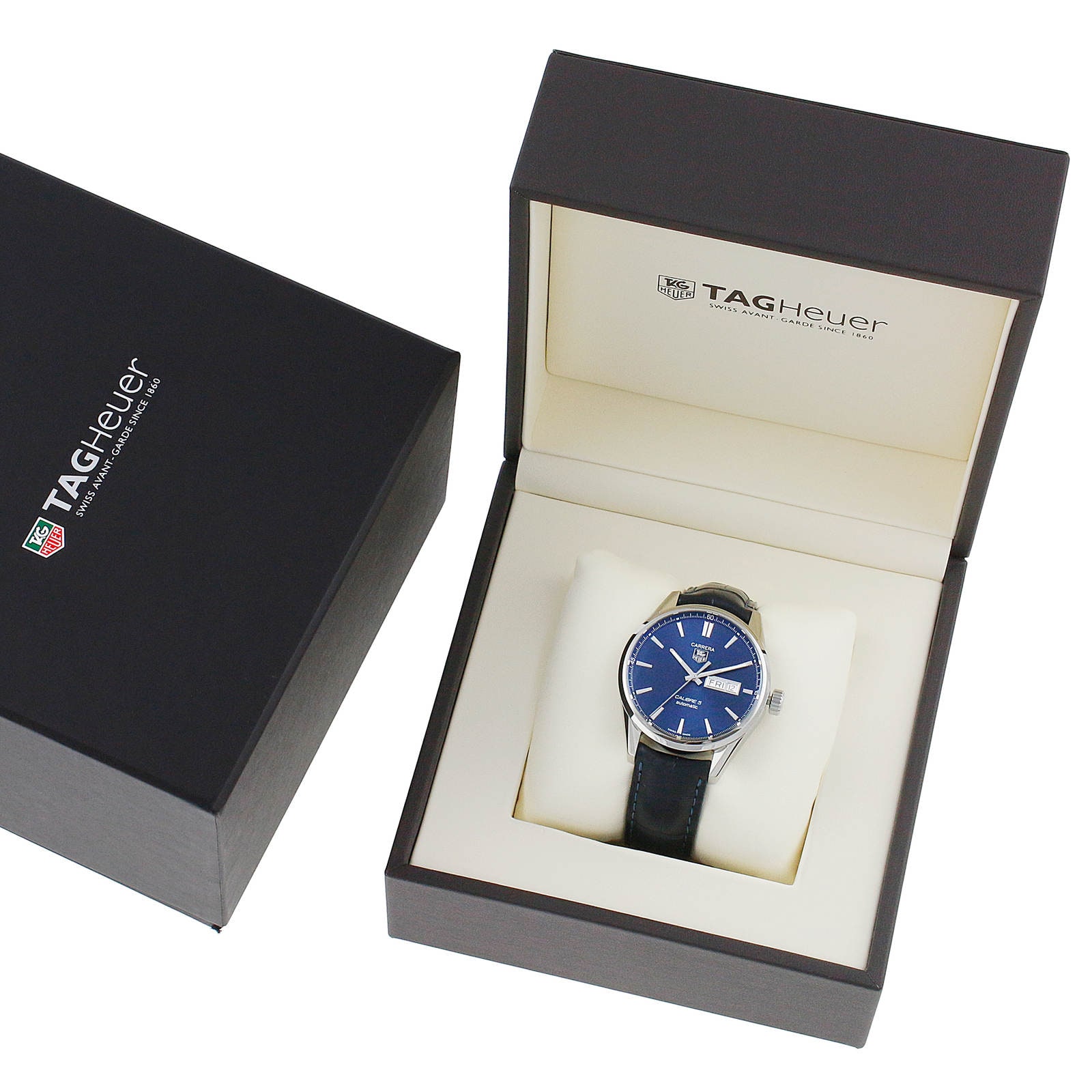 TAG Heuer Carrera Calibre 5 Automatic Day-Date 41mm Mens Watch