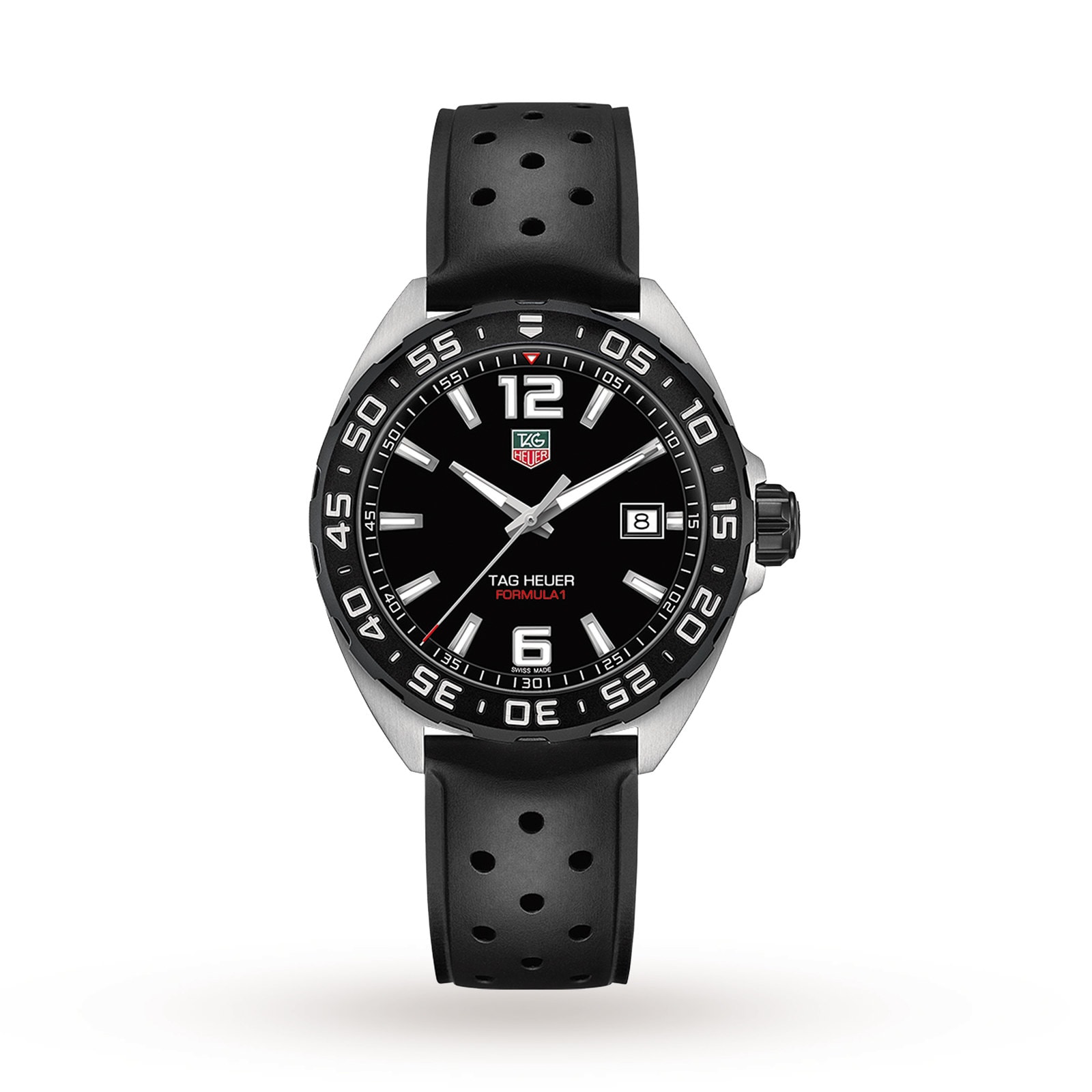 Tag heuer formula 1 grande date black dial online watch