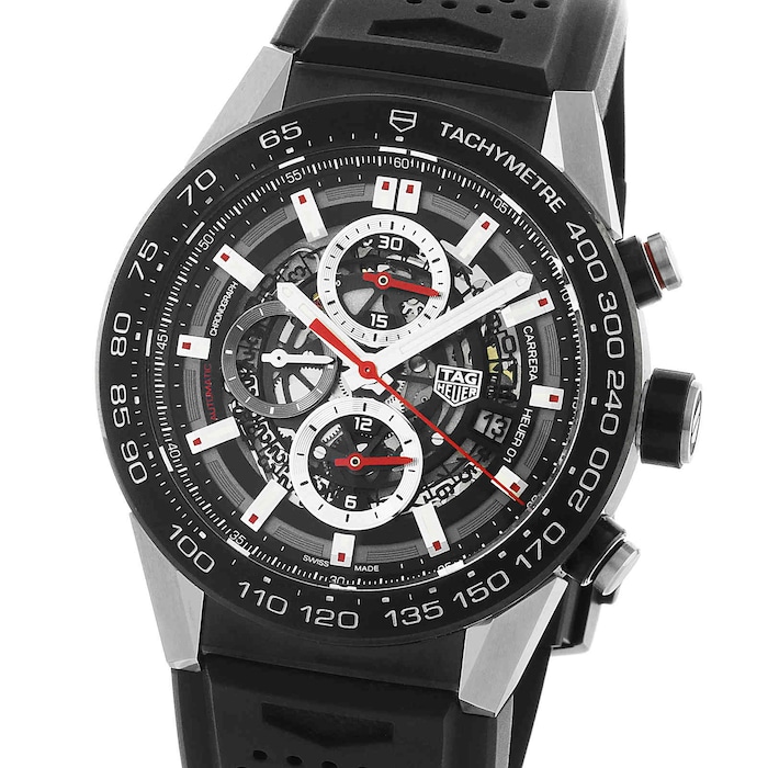 TAG Heuer Carrera Heuer 01 Automatic Skeleton Dial Mens Watch