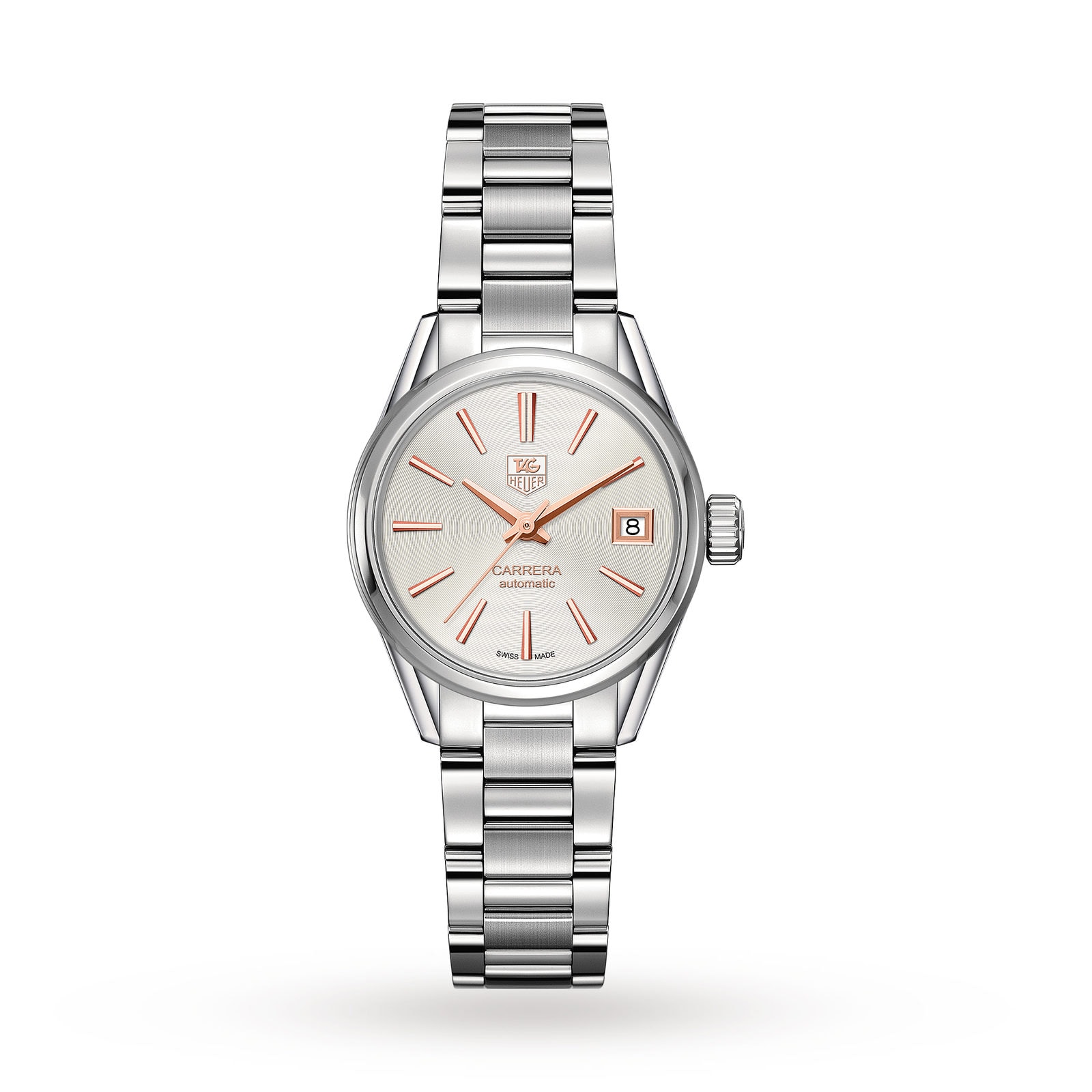 TAG Heuer Carrera 28mm Ladies Watch WAR2412.BA0776 Mappin and Webb