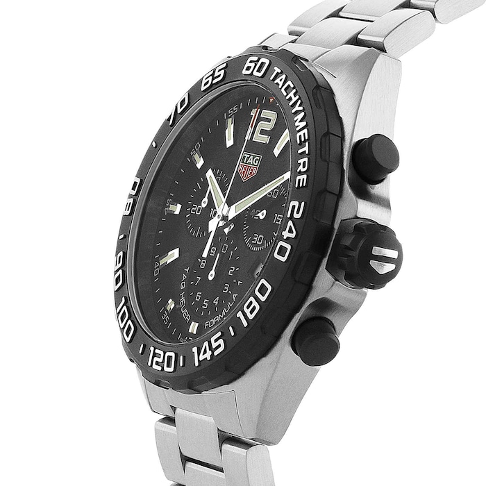 Tag Heuer Men's Formula Stainless Steel Watch - Black Tag Heuer