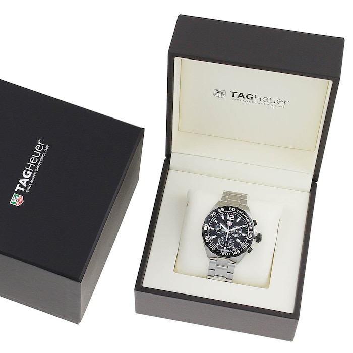 Tag Heuer Fórmula 1 reloj de vestir de cuarzo suizo de acero inoxidable  para hombre, color: plateado (modelo: CAZ1010.BA0842) : :  Ropa, Zapatos y Accesorios