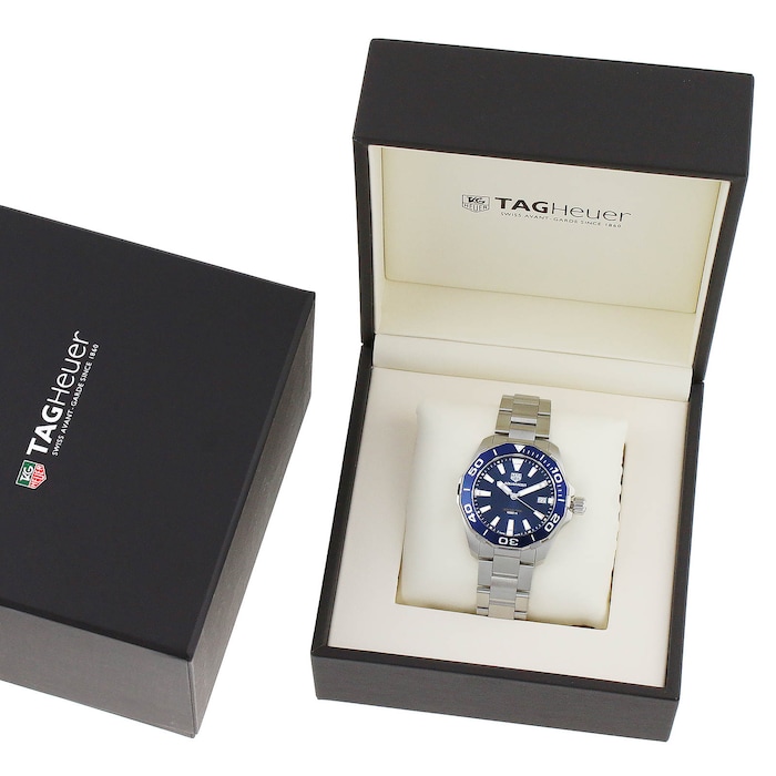  Tag Heuer Aquaracer Blue Dial Men's Watch WAY111C.BA0928 :  Clothing, Shoes & Jewelry