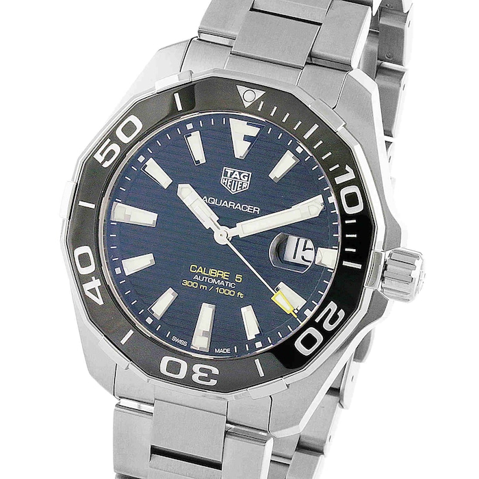 TAG Heuer Aquaracer 300M Calibre 5 43mm Ceramic Bezel Mens Watch