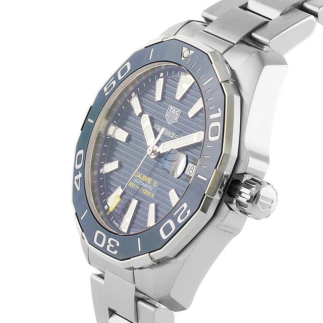  Tag Heuer Aquaracer Calibre 5 Automatic Watch 43mm  WAY201A.BA0927 : Clothing, Shoes & Jewelry