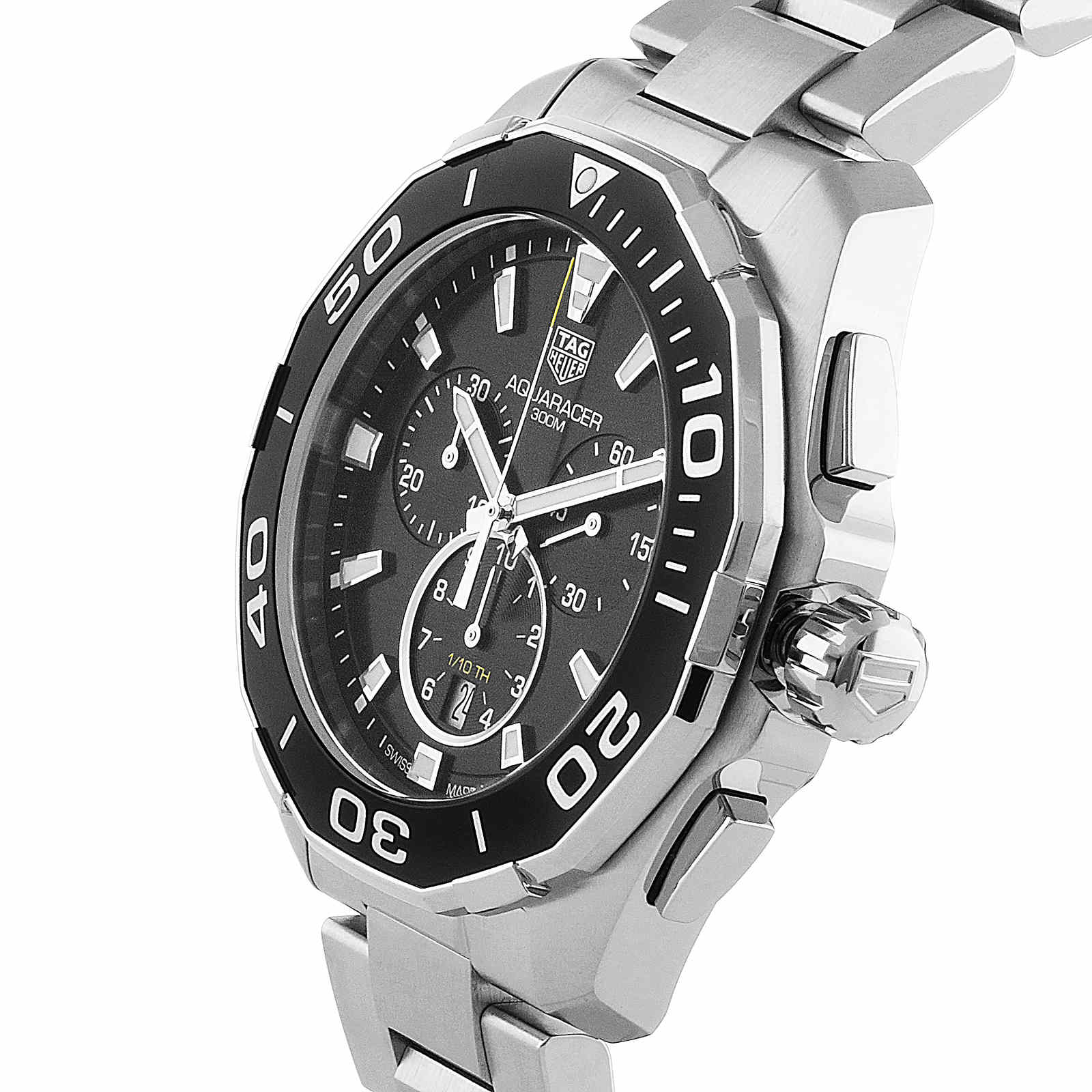 Aquaracer 300M 43mm Quartz Chronograph Mens Watch