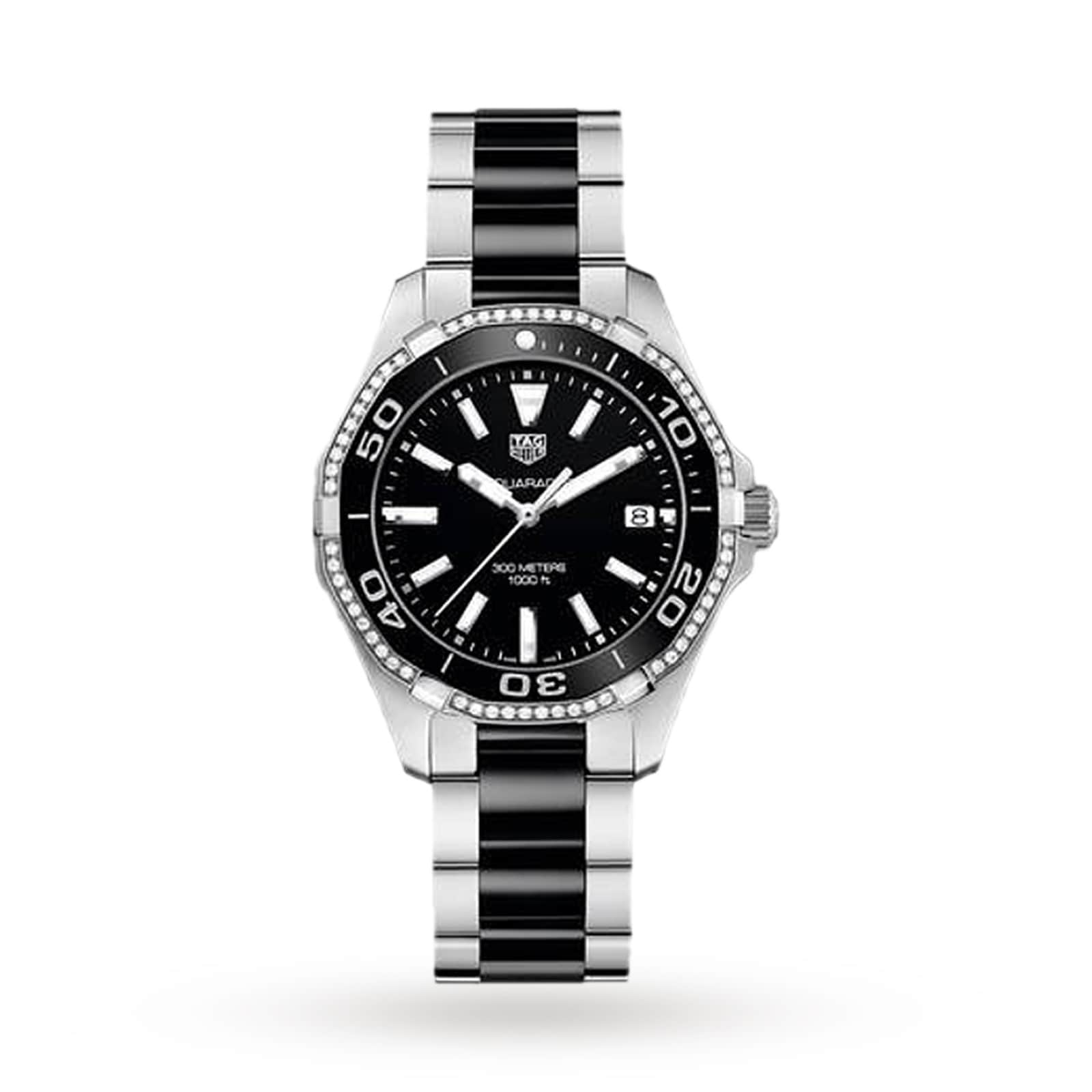 Tag heuer aquaracer shop black ceramic ladies watch