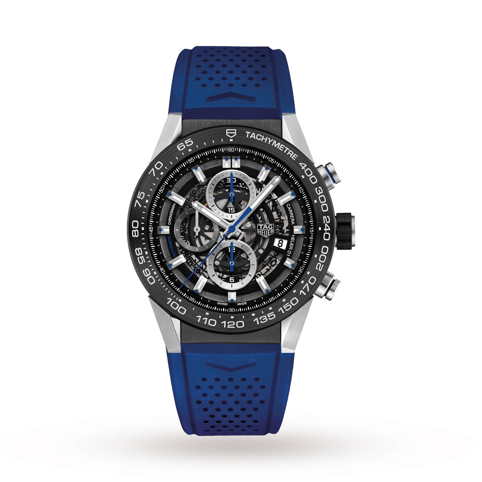 TAG Heuer Carrera Heuer 01 45mm Black Automatic Mens Watch TAG Heuer Carrera Heuer 01 45mm Black Automatic Mens Watch