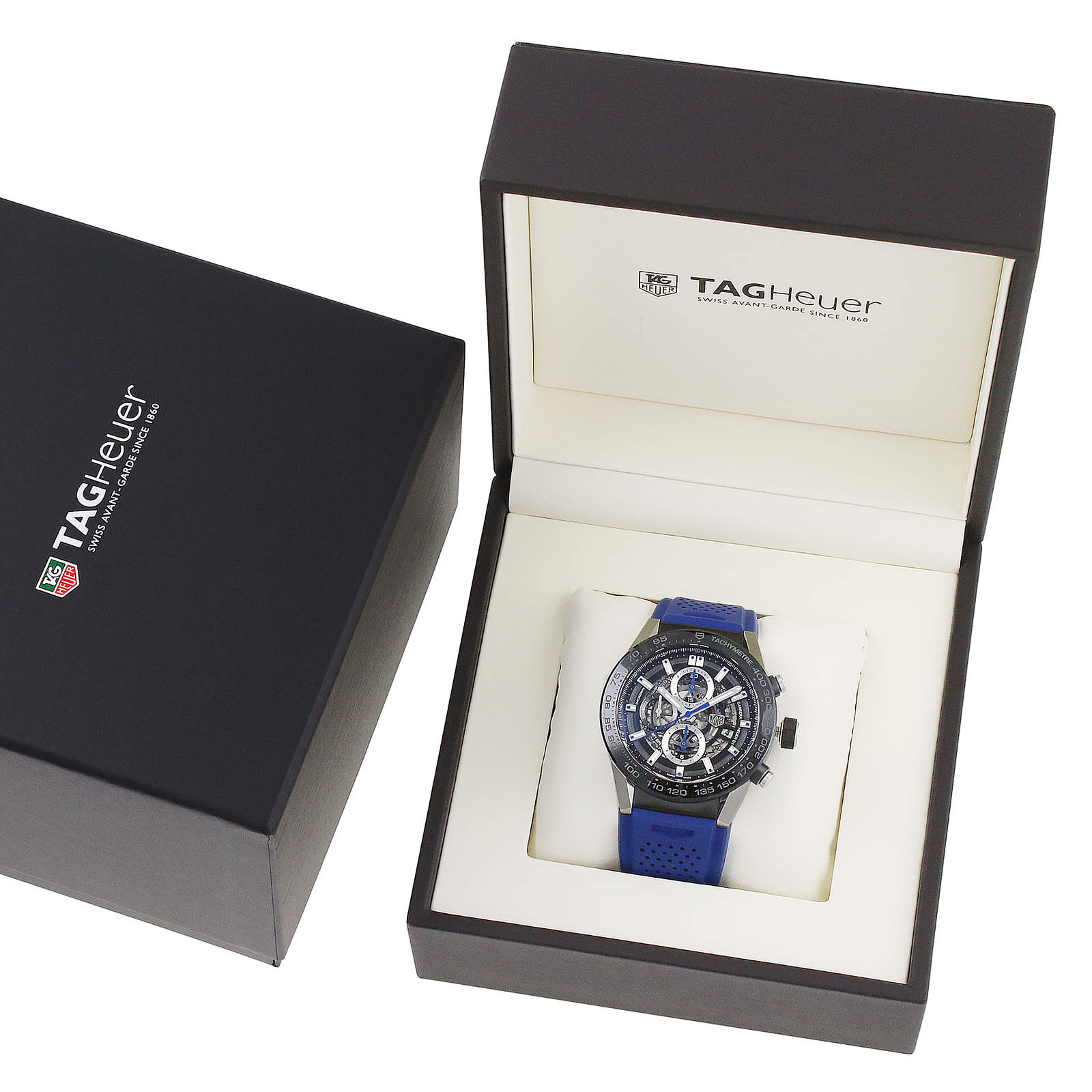 TAG Heuer Carrera Heuer 01 45mm Black Automatic Mens Watch TAG Heuer Carrera Heuer 01 45mm Black Automatic Mens Watch