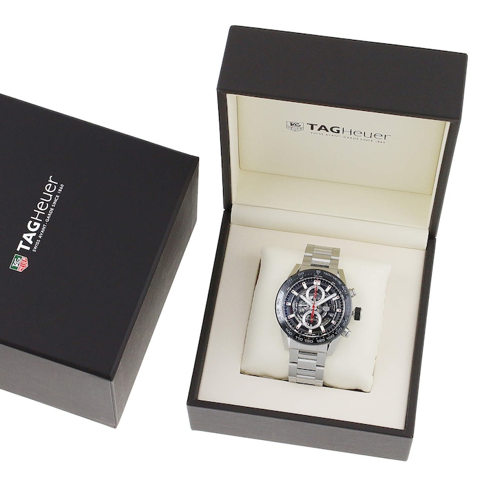 TAG Heuer Carrera Heuer 01 45mm Black Automatic Mens Watch