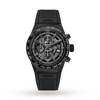 Tag Heuer CAR2A1Z.FT6044, reloj de hombre automático doble Carrera Calibre  Heuer 01 Skeleton