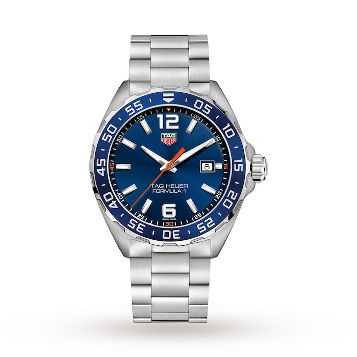 Tag Heuer Men's Formula-1 41mm Blue Sunray Dial Watch