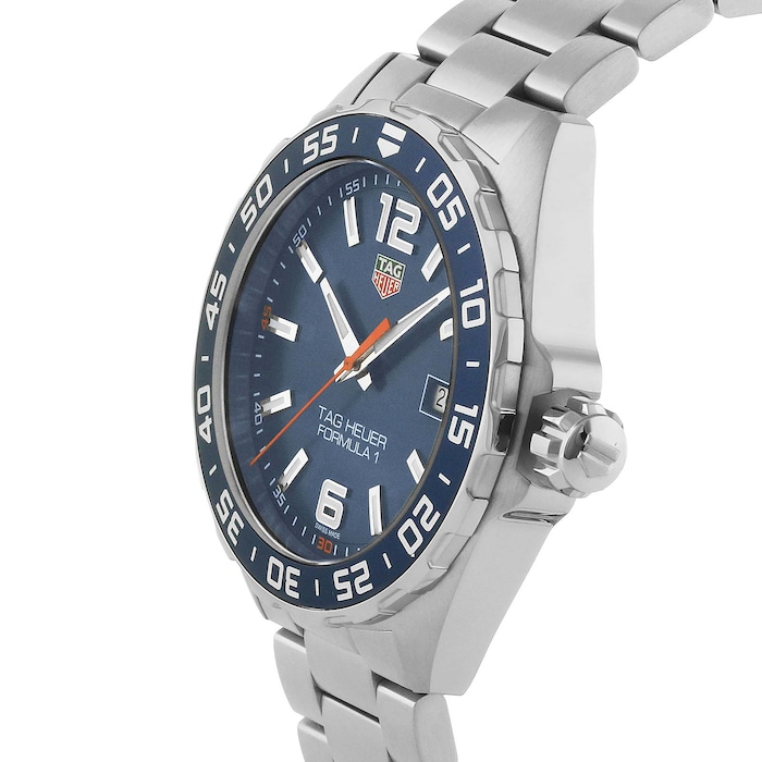 Tag Heuer Men's Formula-1 41mm Blue Sunray Dial Watch